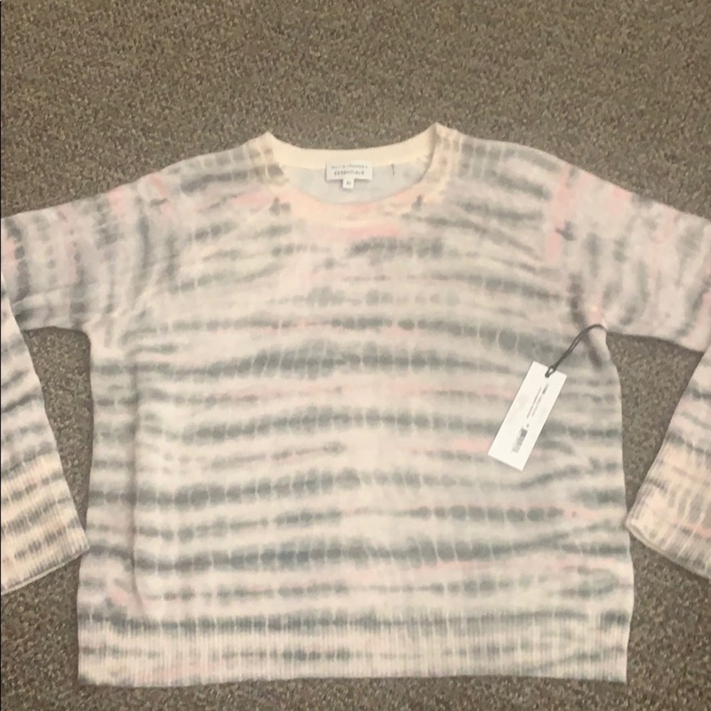 White + Warren tie dye sweater size XS